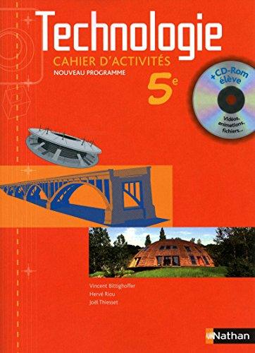 Technologie, 5e : livre de l'élève
