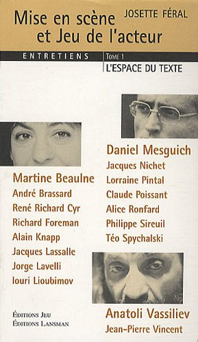 mise en scène et jeu de l'acteur