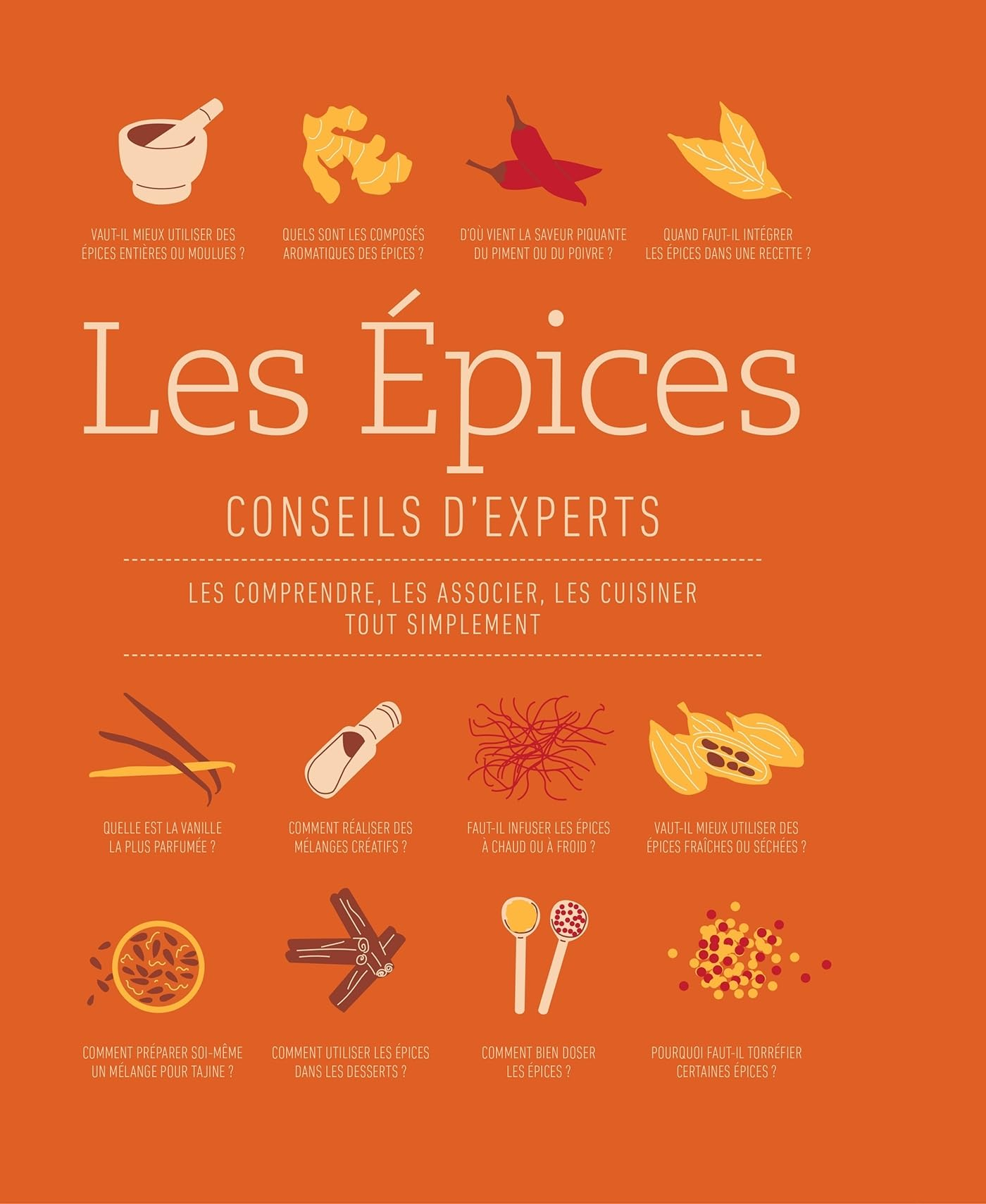 Les épices : conseils d'experts : les comprendre, les associer, les cuisiner tout simplement