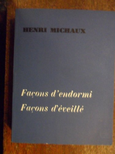 façons d'endormi façons d'éveillé