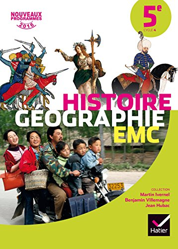 Histoire géographie, EMC 5e, cycle 4 : nouveaux programmes 2016
