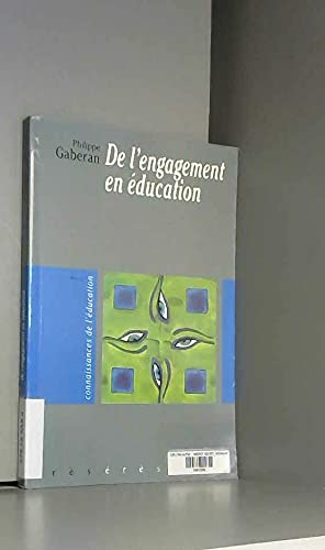 De l'engagement en éducation