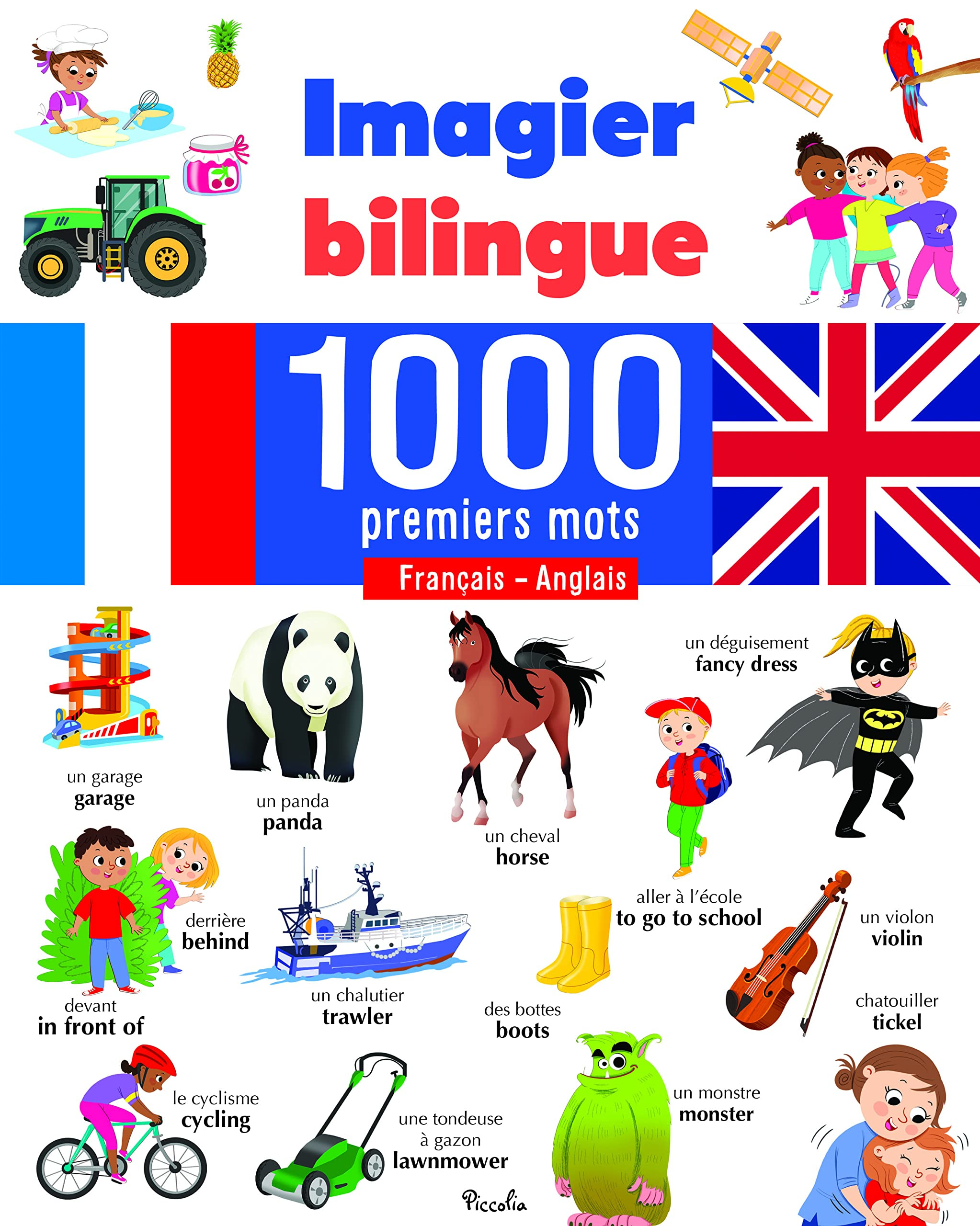 Imagier bilingue français-anglais : 1.000 premiers mots