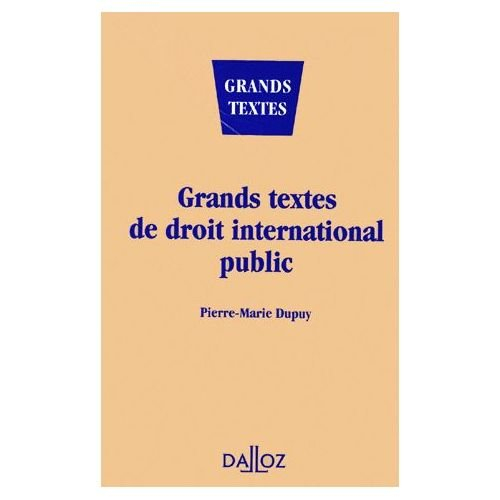 Grands textes de Droit communautaire et de l'Union européenne