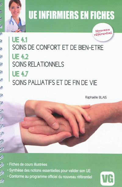 UE 4.1, soins de confort et de bien-être, UE 4.2, soins relationnels, UE 4.7, soins palliatifs et de
