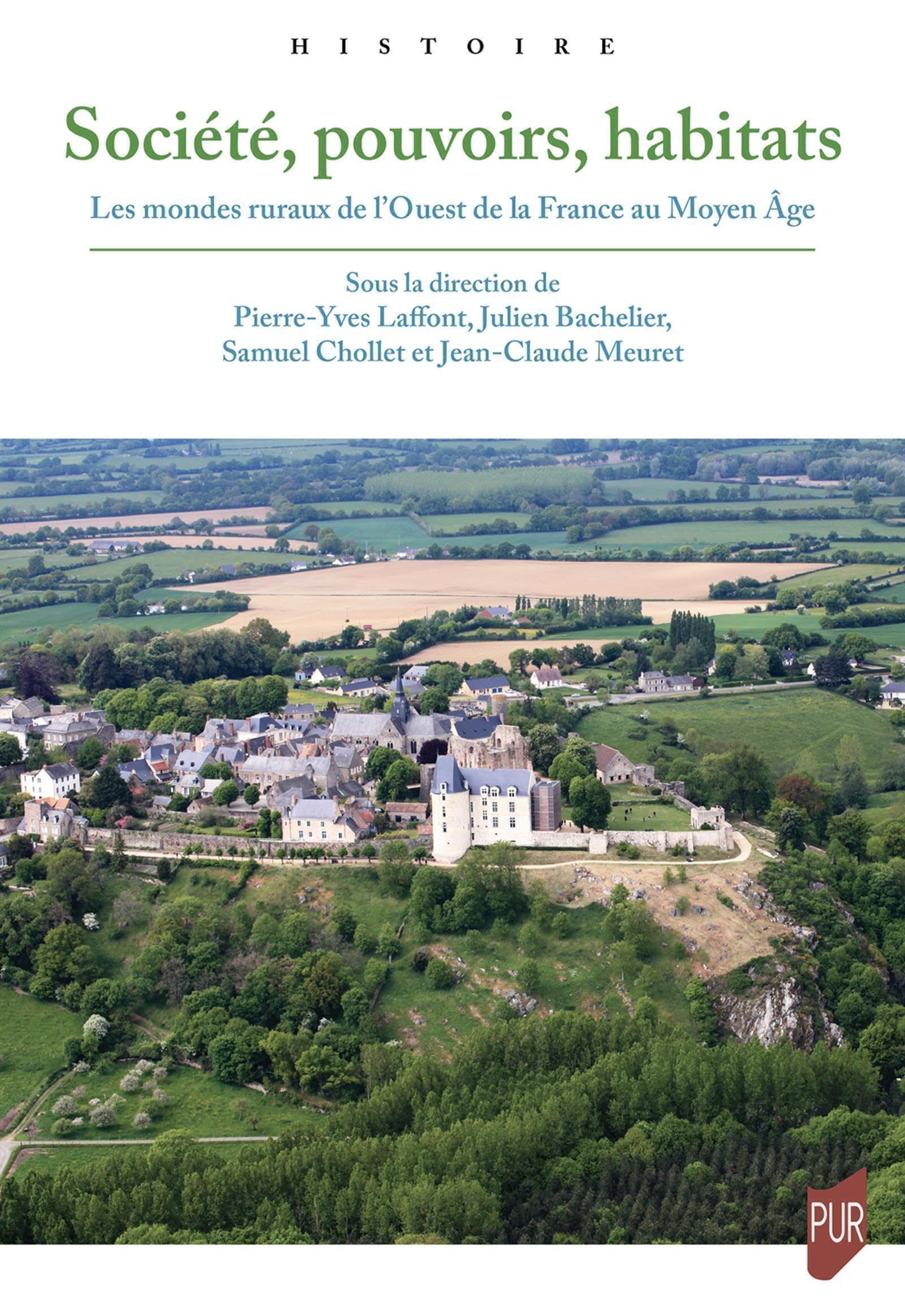 Les mondes ruraux de l'ouest de la France au Moyen Age : société, pouvoirs, habitats : études offert