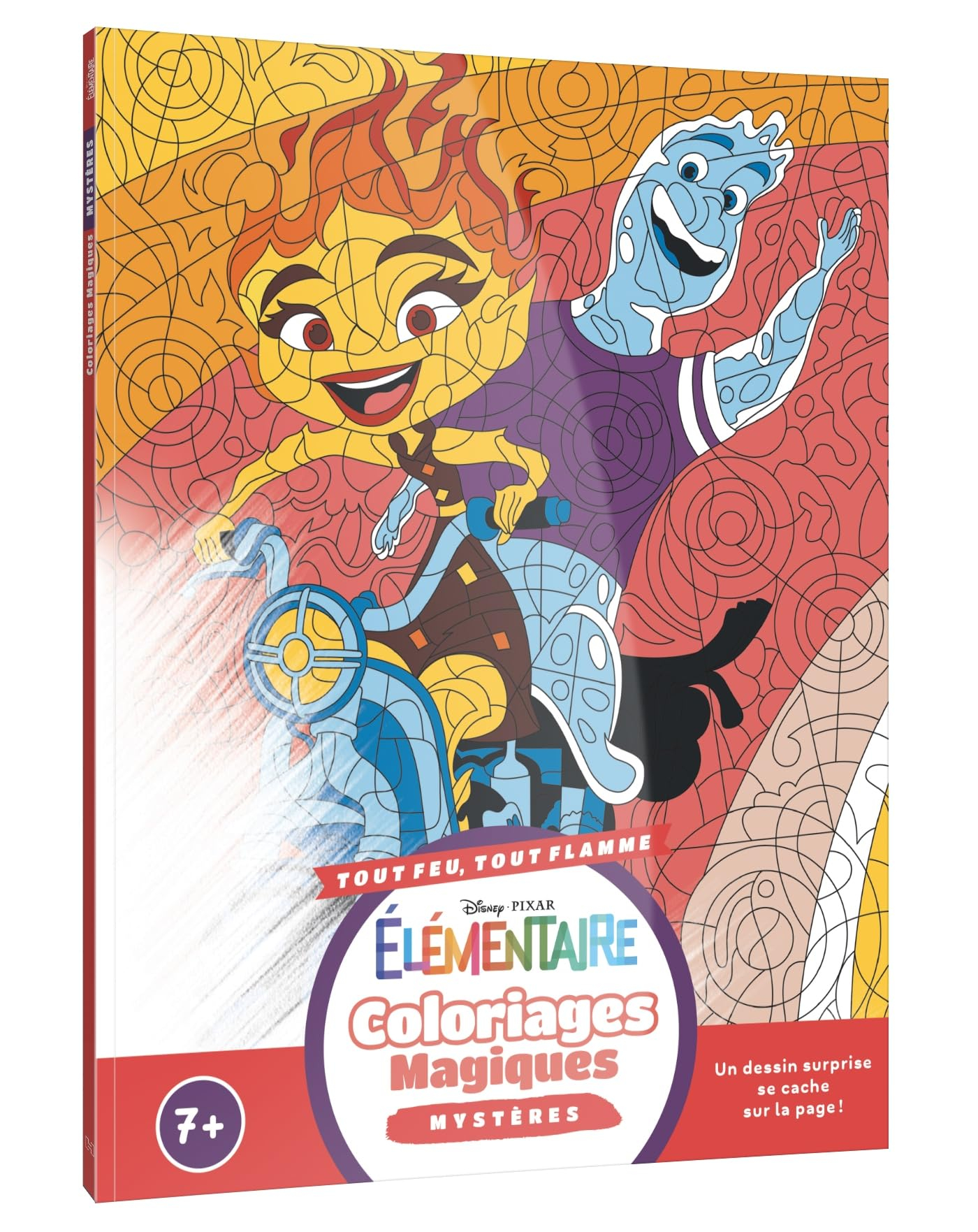 ELEMENTAIRE : Coloriages Magiques : Mystères (7+) - Disney Pixar