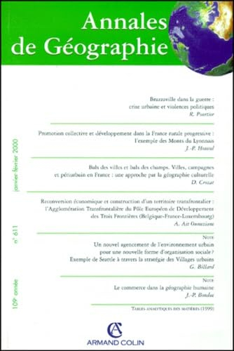 Annales de géographie, n° 611
