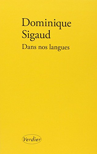 Dans nos langues : récit