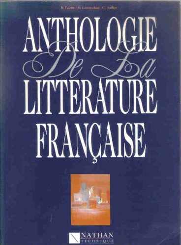 anthologie litterature frse