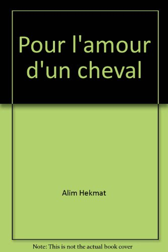 pour l'amour d'un cheval