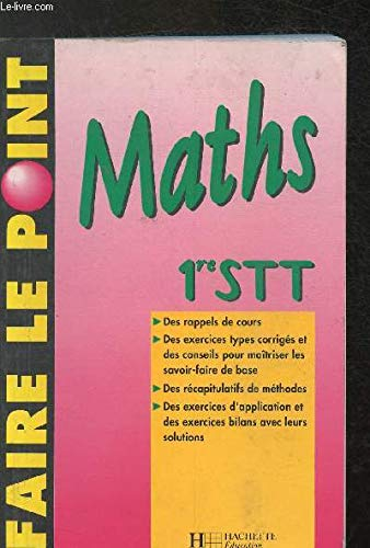 Maths 1re STT