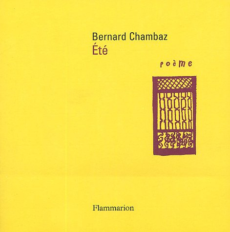 Eté : poème. Chants I à V