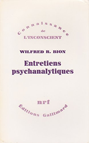 entretiens psychanalytiques. (suivis de) la grille. (et) césure