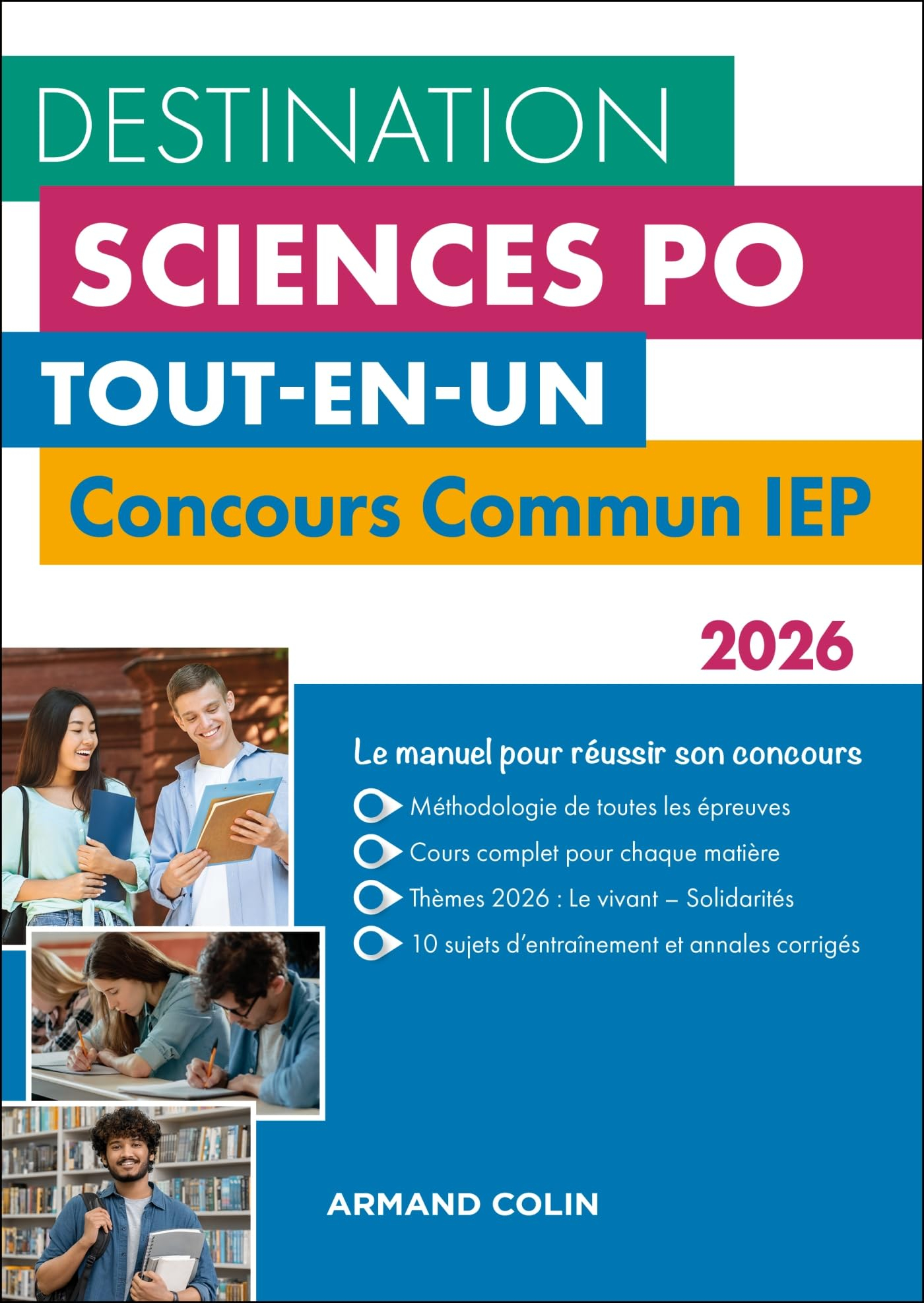 Destination Sciences Po, tout-en-un : concours commun IEP : 2026