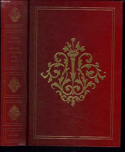 histoire litteraire de la grece
