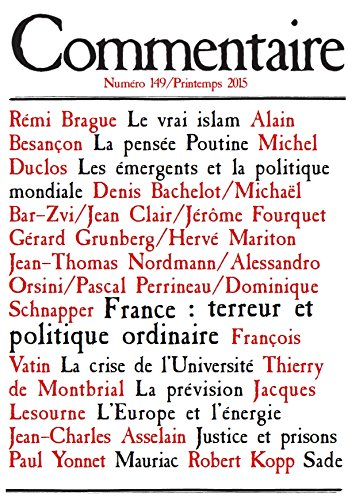 Commentaire, n° 149