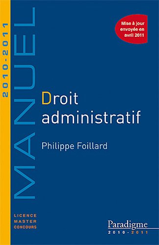 Droit administratif : 2010-2011