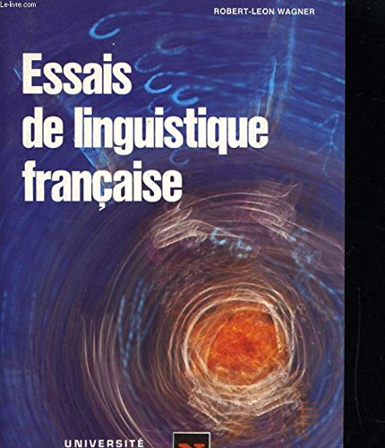 Essais de linguistique française