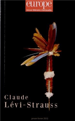 Europe, n° 1005-1006. Claude Lévi-Strauss