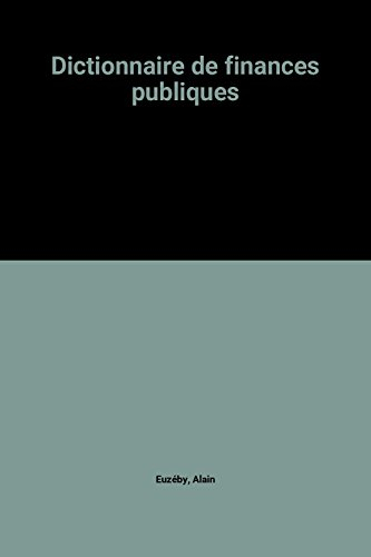 Dictionnaire des finances publiques