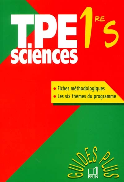 TPE sciences 1re S