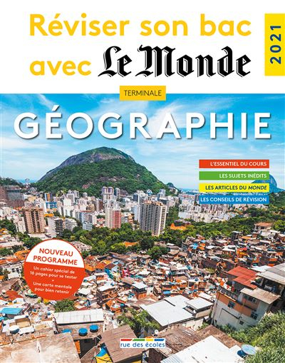 Géographie terminale : nouveau programme : 2021