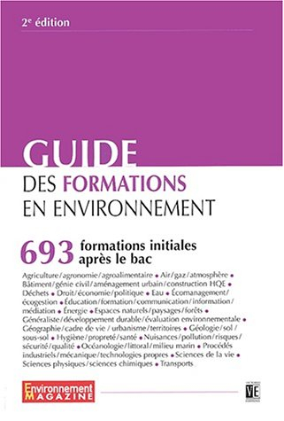 Guide des formations en environnement