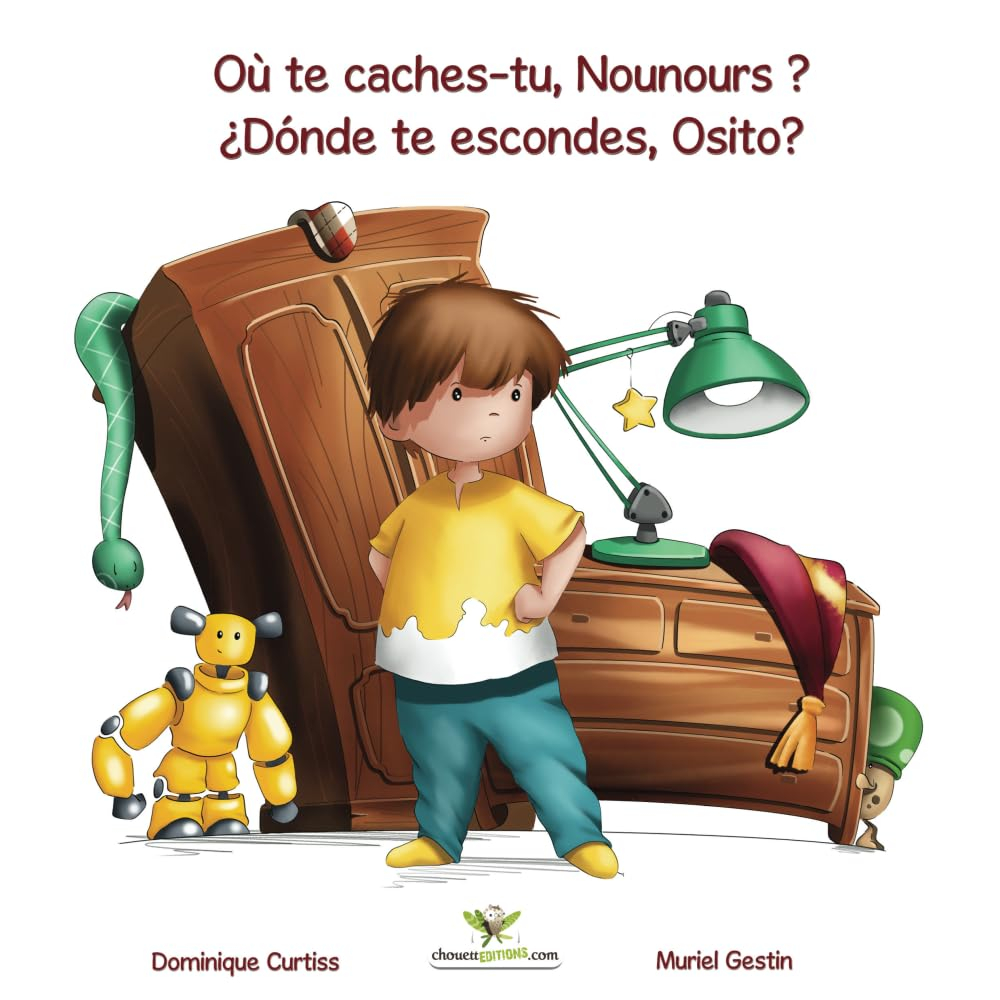 Où te caches-tu, Nounours ? - ¿Dónde te escondes, Osito? (Livre + cahier d'activités bilingues en Fr