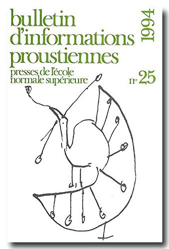 Bulletin d'informations proustiennes, n° 25