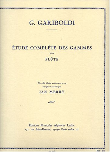 ETUDE COMPLETE DES GAMMES FLUTE