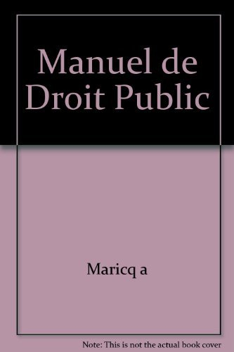 Manuel de droit public