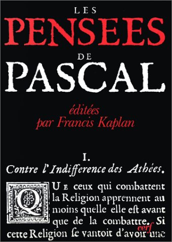 les pensées de pascal