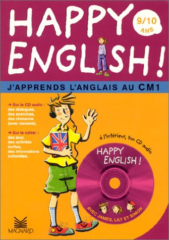 happy english : j'apprend l'anglais au cm1 (1 livre , cd audio)