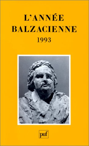 l'année balzacienne, nouv. série,: 1993