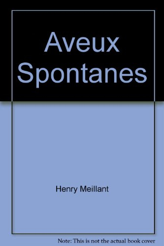 Aveux spontanés : polar