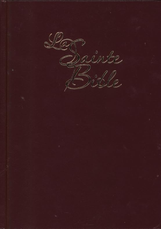 Bible Louis Segond 1910 Couverture rigide grenat, gros caractères
