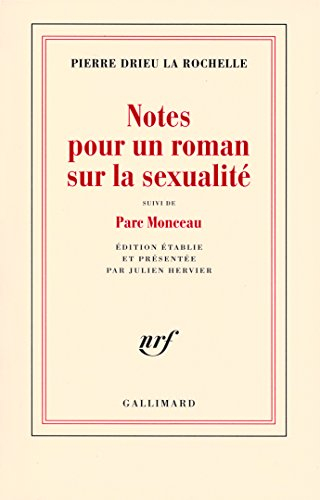 Notes pour un roman sur la sexualité. Parc Monceau