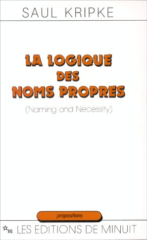 La logique des noms propres