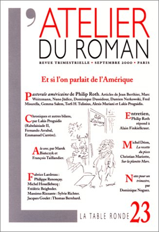 l'atelier du roman, numéro 23 : les etats-unis