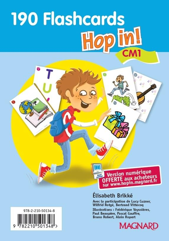190 flashcards : hop in ! : CM1