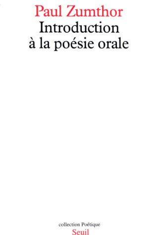 Introduction à la poésie orale