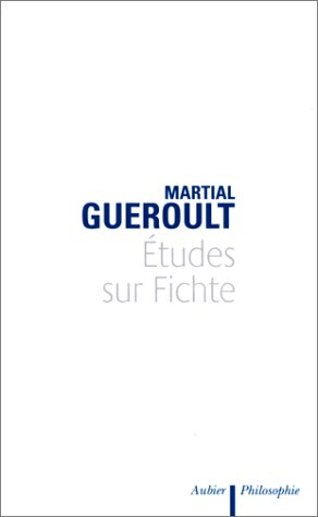 Etudes sur Fichte