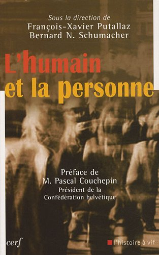 L'humain et la personne