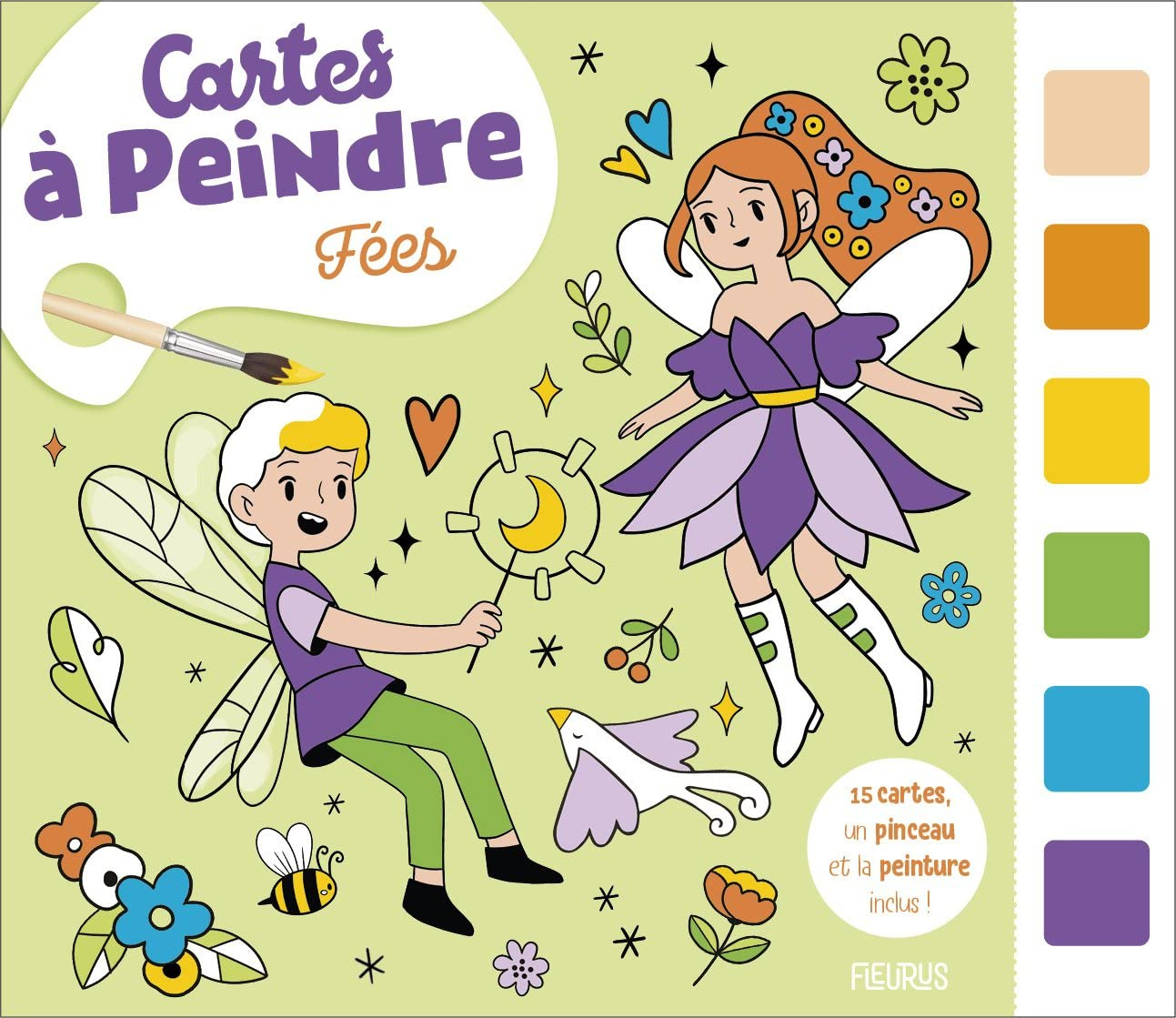 Fées : cartes à peindre
