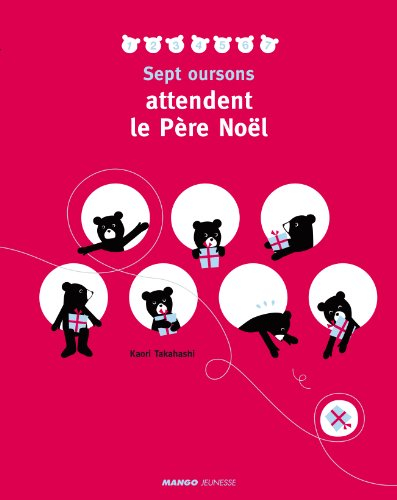 Sept oursons attendent le père Noël