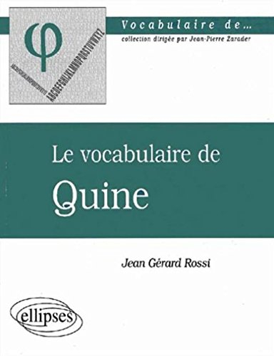 Le vocabulaire de Quine