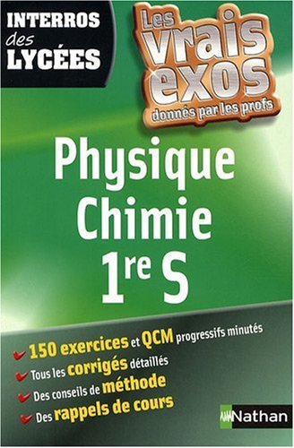 Physique chimie, 1re S