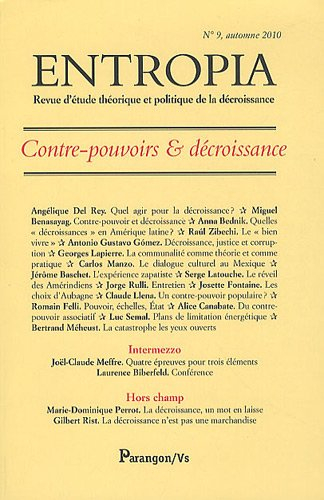 Entropia, n° 9. Emancipations et contre-pouvoirs