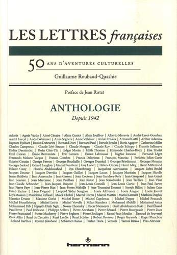 Les Lettres françaises : cinquante ans d'aventures culturelles : anthologie depuis 1942